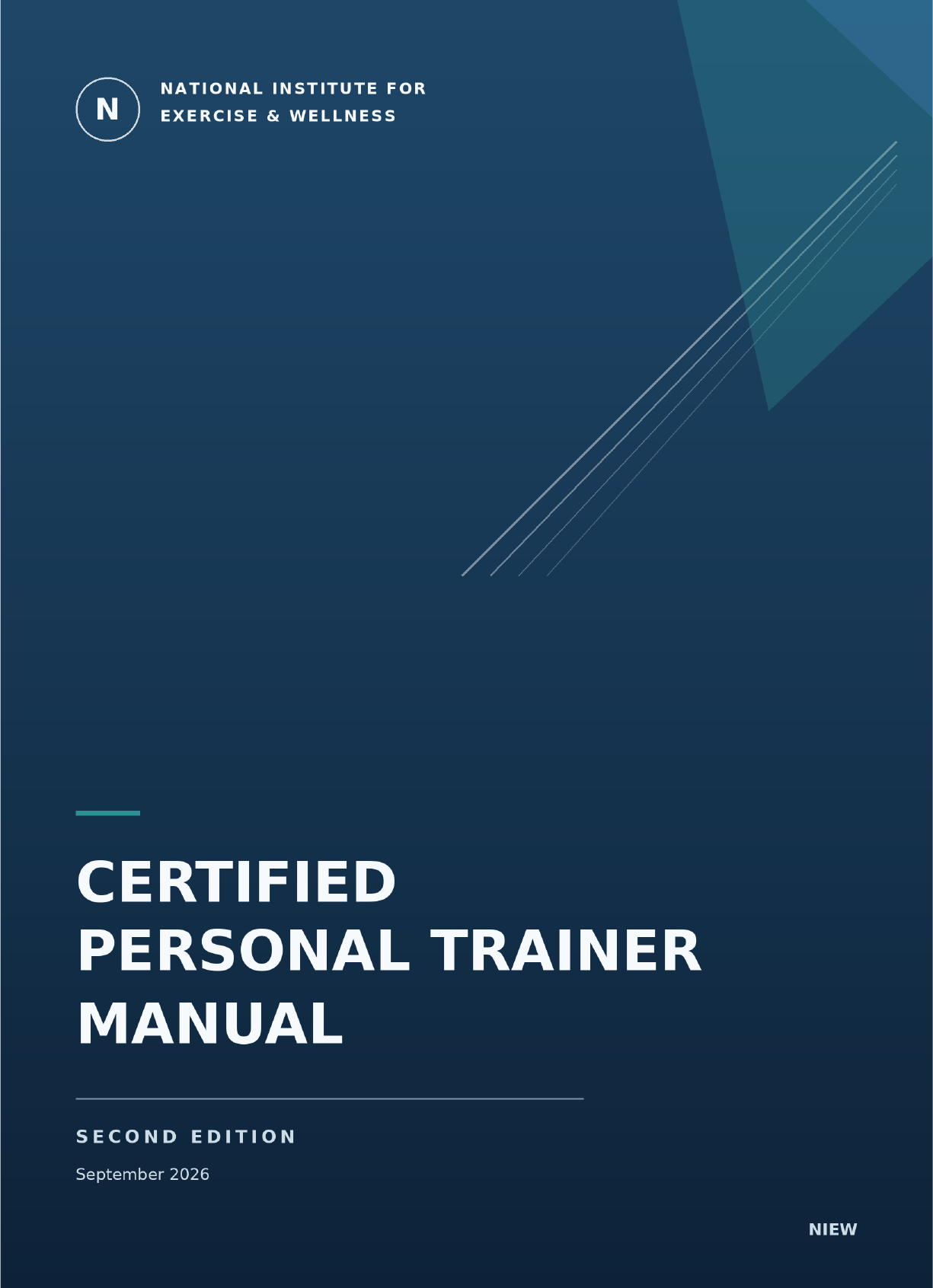 NIEW Certified Personal Trainer Manual - Second Edition cover